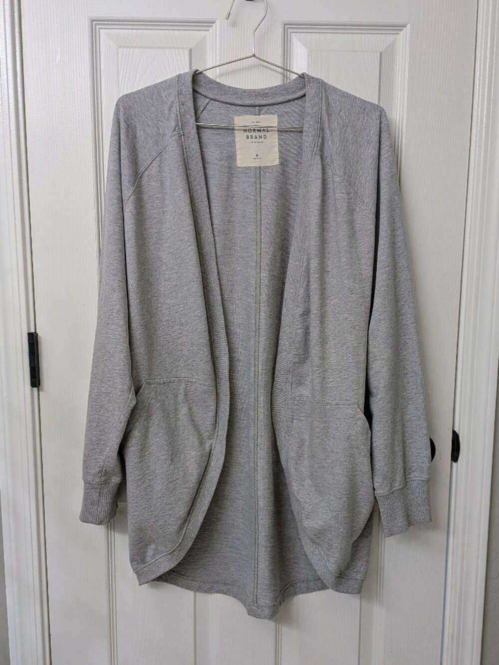 THE NORMAL BRAND Women's Cocoon Cardigan Gray Cozy | Med